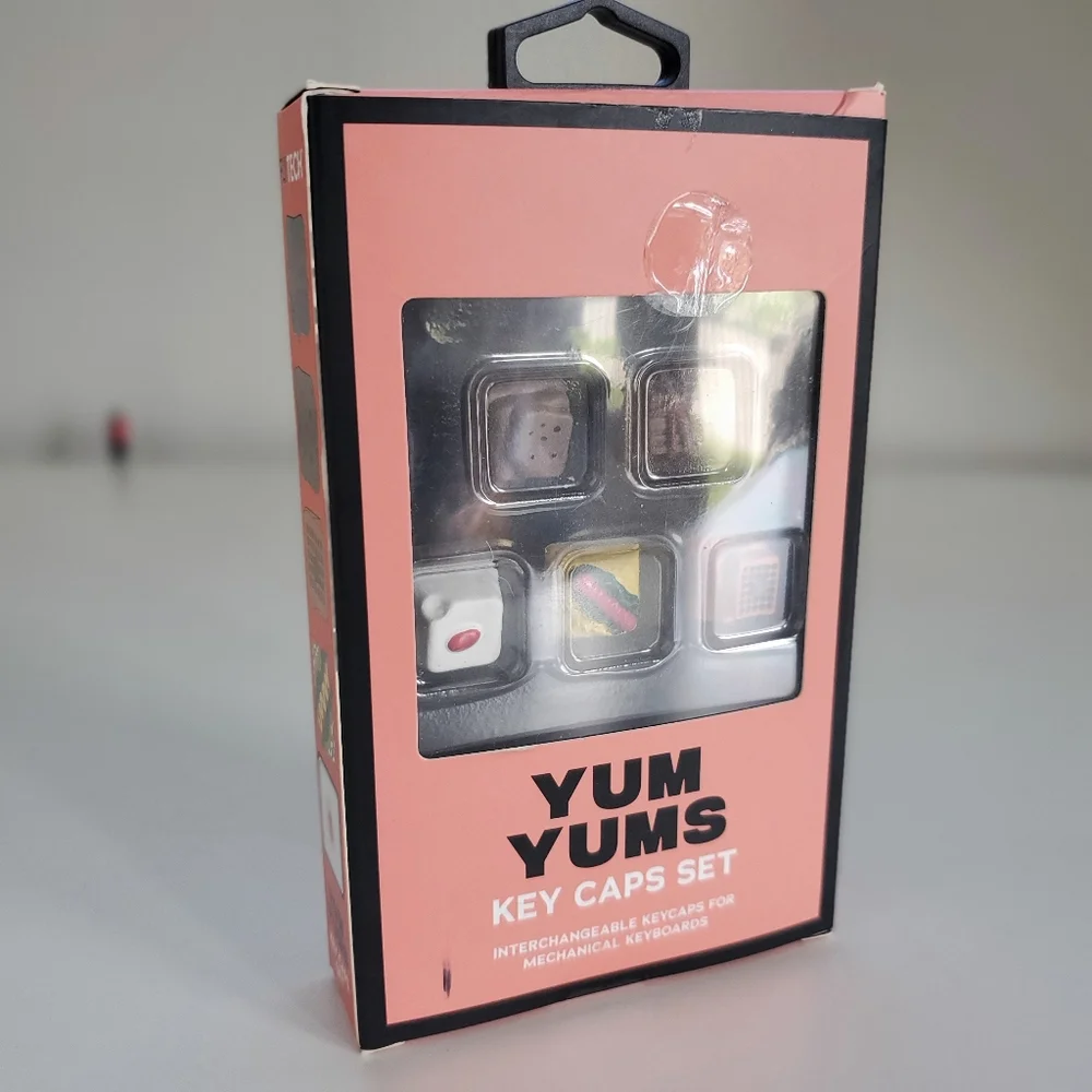 🍔 FLYTECH Yum Yums Keycap Set | Food-Themed Keycaps for Mechanical Keyboards